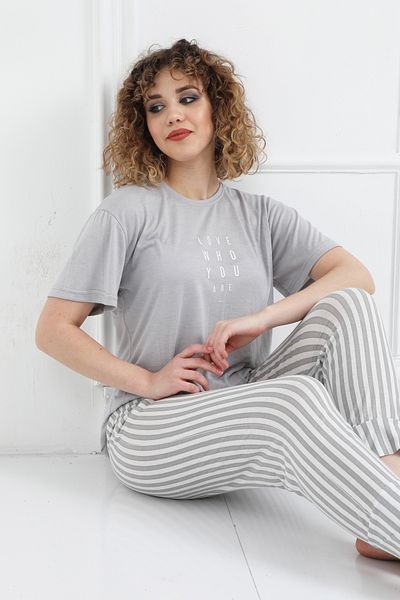 sleeproom Summer Striped Pajama Set