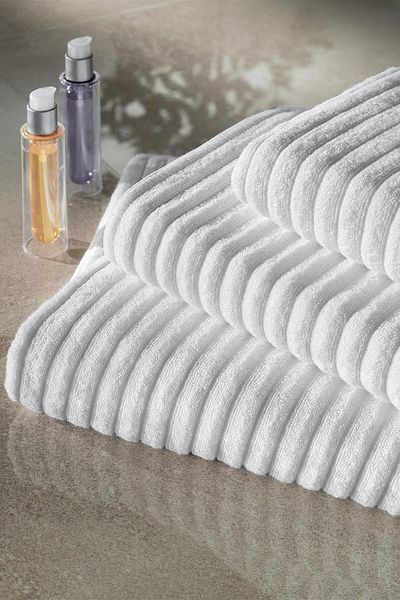 VAROL White Mitis Series 4 Pieces Hotel Πετσέτα Προσώπου Χεριών - 50x90 250gr
