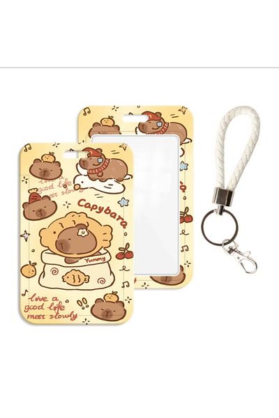 synshop Τσάντα θήκης κάρτας Capybara - Στολίδι και αξεσουάρ μπρελόκ