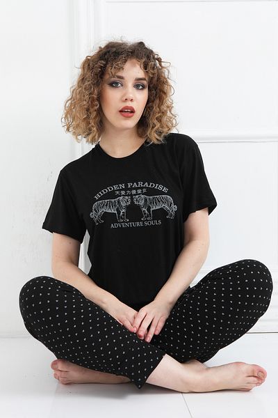 FAMES PİJAMA LETNÍ Srdíčkový pyžamový oblek