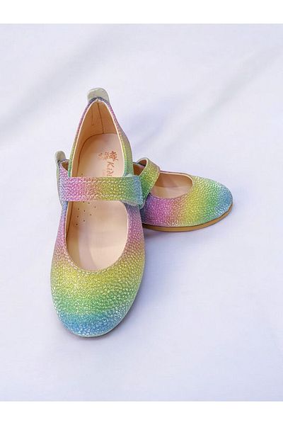 PATİK BEBE Girl's Rainbow Color Orthopedic Stylish Shoes