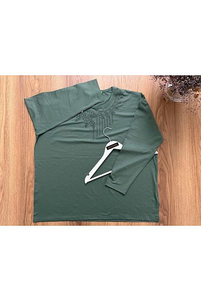 örsat triko Plus Size Mother's Blouse