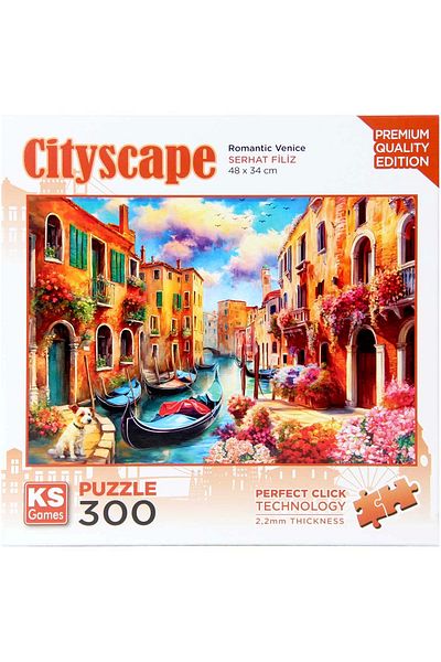 TOYFEST Ks Games Romantic Venice Puzzle 300 Pieces
