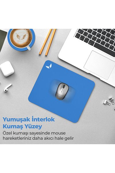 GoLite Clasic - 27x23 Albastru Gaming și Office Gamer Mouse Pad Baza anti-alunecare Mousepad Mousepad Mediu