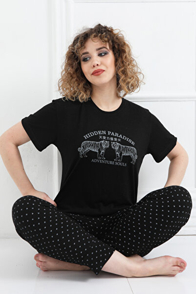 FAMES PİJAMA Summer Heart Pajama Set