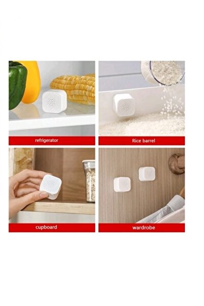 Generic 12 Small Plastic Boxes with Activated Carbon Bags for Refrigerator and Wardrobe, Odor Eliminator, Compressed Boxes