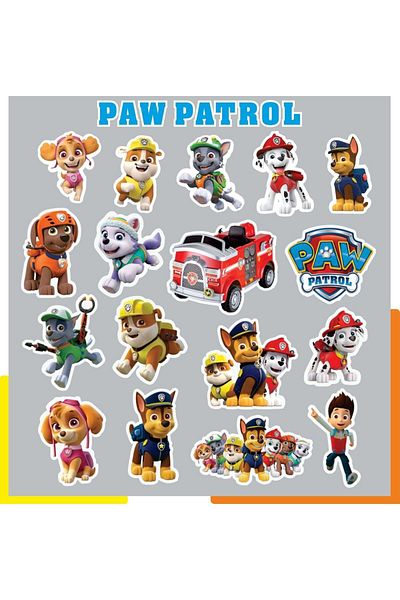 hediyenebak Paw Patrol Sticker Set |   Laptop Agenda Notebook Tablet Phone Notebook Sticker Bullet Journal