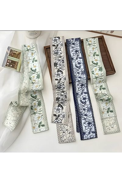 MAHLA Design eșarfă cu două fețe, șal subțire, accesoriu pentru geantă