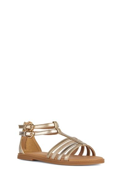 Geox Girl's Bronze Karly Sandals (J7235D0Nfhic2010)