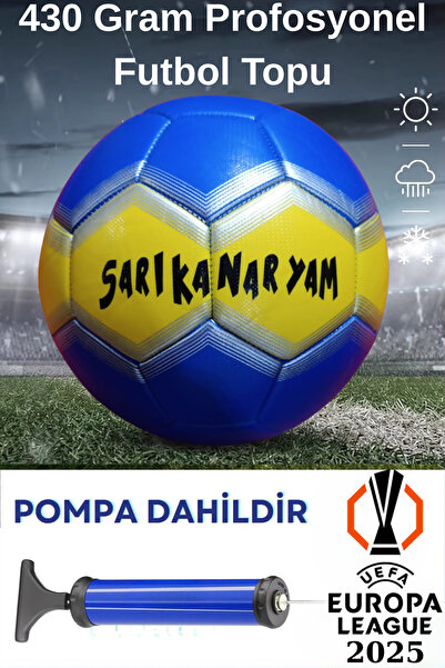 Janva UEFA Şampiyonlar Ligi Futbol Topu 430 Gram Kaliteli Maç ve Antreman Pom...