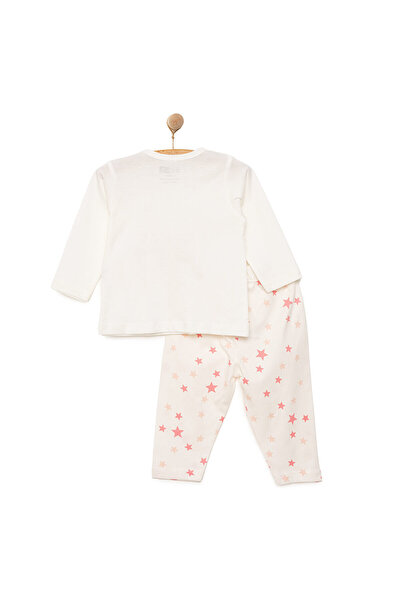 ebebek Hello Baby HelloBaby Kız Küçük Yıldız Desenli Uzun Kol Pijama Takımı