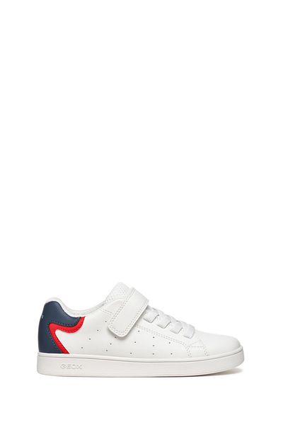 Geox Boy's White Eclyper Junior Sneaker J36Lsa000Bcc0006