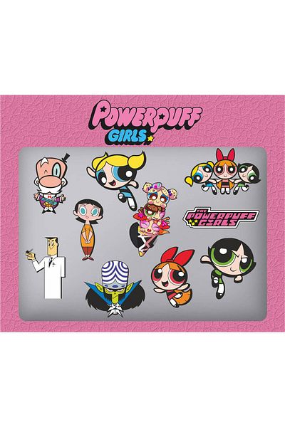 hediyenebak Powerpuff Girls Series 1 Sticker Set |   Laptop Agenda Pc Tablet Phone Notebook Sticker Bullet Journal