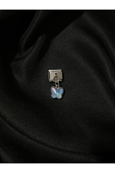 OCTBJX Sallantılı Opal Taşlı Kelebek İtalyan Charm