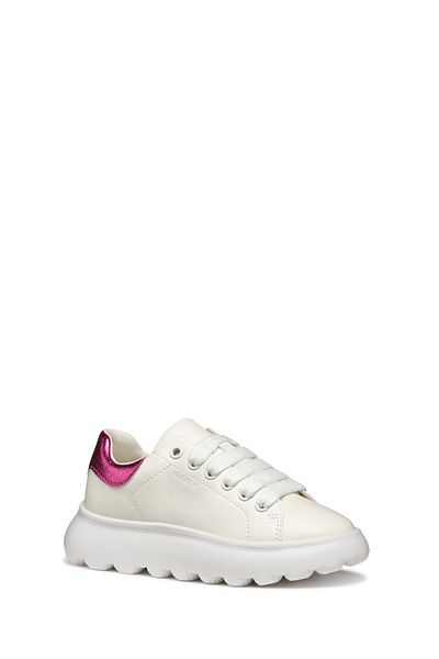 Geox Girl's White Puffypop Sneaker J55Mra000Bcc0563