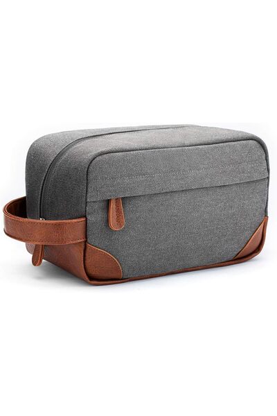 genernic Vorspack Toiletry Bag Hanging Dopp Kit for Men Water Resistant Canvas Shaving Bag with Large Capacit