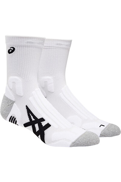 Asics Court Tennıs Crew Sock Unisex Beyaz Tenis Çorabı 3043a071-100