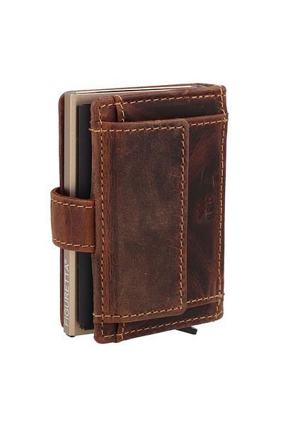 Greenburry Vintage Wallet Rfid Protection Leather 7.5 Cm