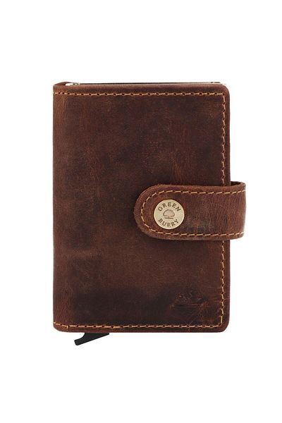 Greenburry Vintage Wallet Rfid Protection Leather 7.5 Cm