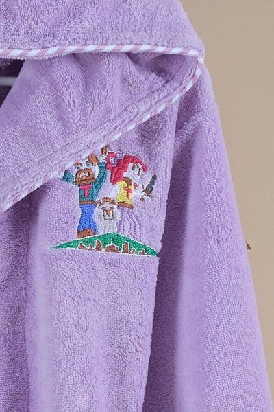 VAROL Bamboo Embroidered Children's Bathrobe - M.Craft