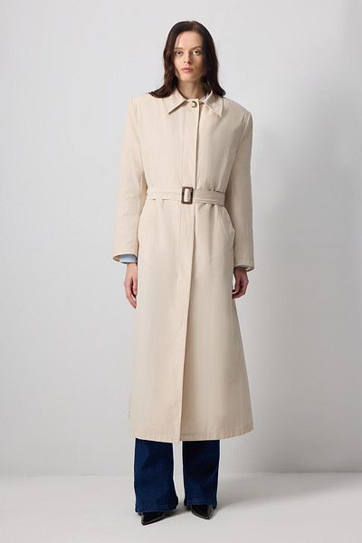 Touché Privé Καμπαρντίνα με ζώνη Oversize