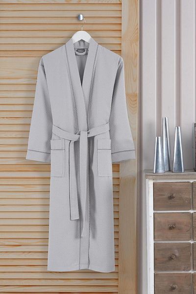 VAROL Μπουρνούζι Pique γιακά Kimono Series Dama