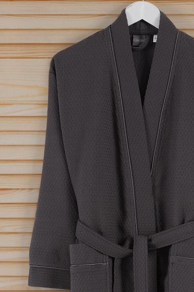VAROL Μπουρνούζι Pique γιακά Kimono Series Dama