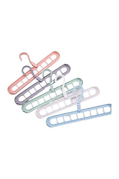 Generic SAPU 5-Piece Storage Hanger Multicolour 33x17cm