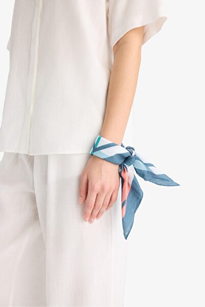 DeFacto Women's Patterned Cotton Bandana E6171Ax25Sm