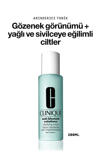 Clinique Anti Blemish Solutions Clarifying Lotion - Arındırıcı Losyon 200 ml