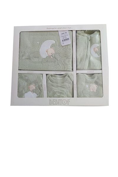 Bebitof Bbt10097 Bebitof Sweet Dreams Bear 10-Piece Bodysuit Set