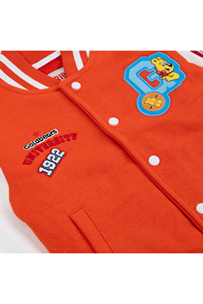 Haribo RBTXT414-KIRMIZI Haribo &Ccedil;ocuk Sweatmont &Ccedil;ocuk Ceket Turuncu