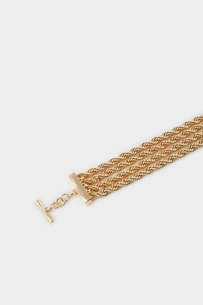 DeFacto Women's Thick Gold Chain Bracelet E4524Axns