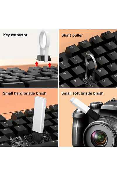 chain 20-In-1 Electronics Cleaning Kit,A Versatile Set 4Cleaning AirPods,Keyboards,Smartphones,Headphones