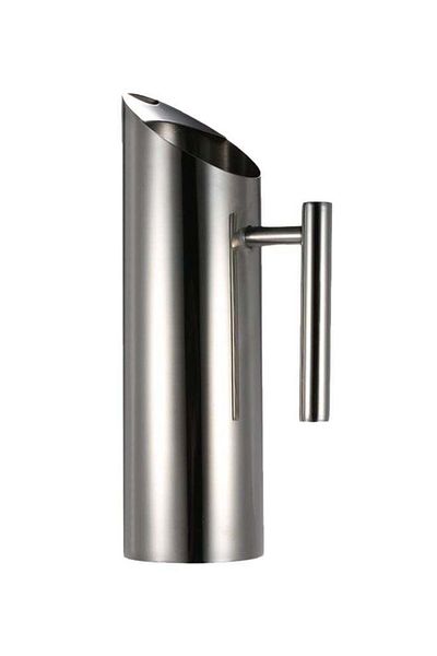 Generic إبريق ماء مع واقي ثلج فضي 29.5 × 8.5 سم