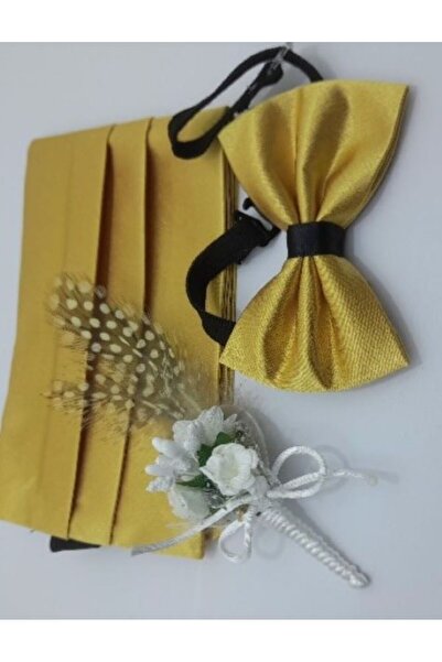 YAĞMUR SANAT TASARIM 1-10 yaş (12 adet)çocuk papyon kuşak yaka çiçeği 12'li