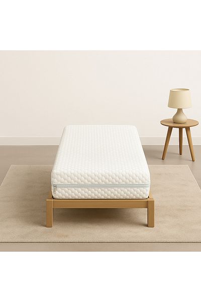 NEB TİCARET Mattress Cover, Washable, Zippered, Single (Can Be Sewn to Desired Size)