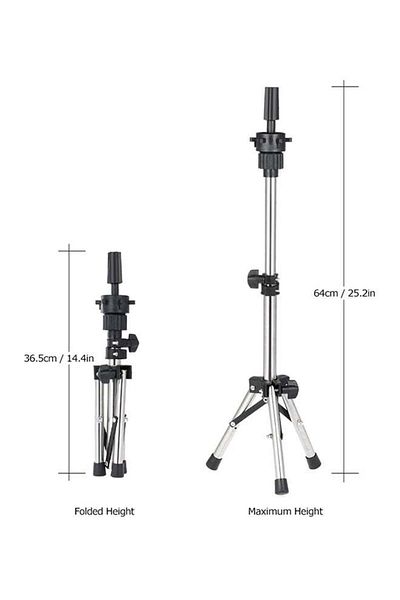 Generic ANSELF Adjustable Hairdressing Tripod Clamp Black