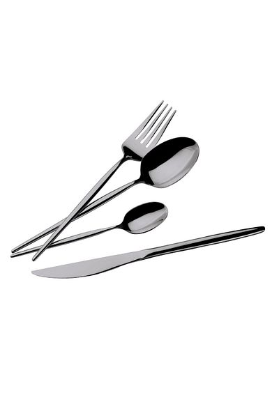 Berlinger Haus 24-piece Cutlery Set, 6 People, Mirror Black Bh 3069