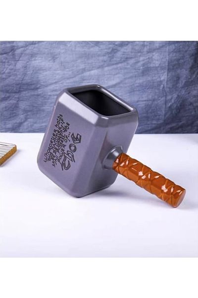 sonx Thor Un Hammer Shaped Myth Mug Mjolnir Designed Ceramic Cup