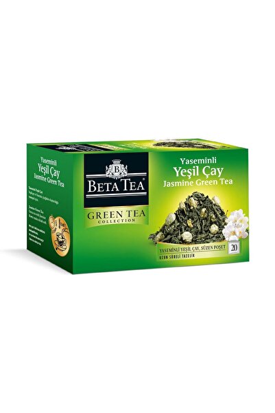 Beta Tea Beta Jasmine Green Bardak Poşet 20 Adet (YASEMİNLİ YEŞİL ÇAY)