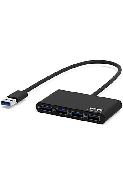 PORT DESIGNS 900121 Usb 3.0 Hub With Plug & Play Installation with 4 USB Ports