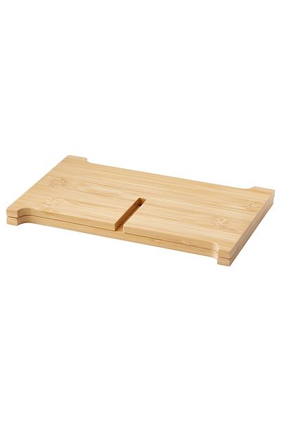 IKEA OGONTROST Bamboo Jar Stand with Tap 22x22x14 cm Sturdy Acrylic Lacquer Finish