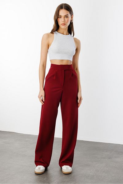 GENIUS STORE Pantaloni Palazzo confortabili cu talie Velcro PANTALONI VELCR
