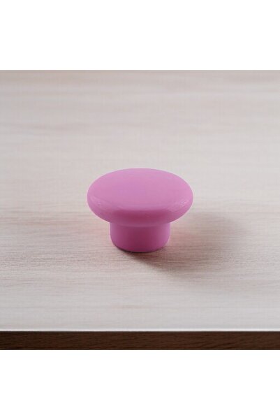 Badem10 Bohemian Pink Mushroom Knob Knob 10PCS Συρτάρι Έπιπλα Κουζίνας Ντουλάπα Ντουλάπα Λαβή Πλαστική λαβή