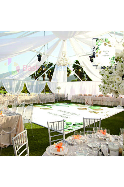 Baskı Madeni 400X400 CM İKİ PARÇA DÜĞÜN&KINS&NİŞAN DANS PİSTİ