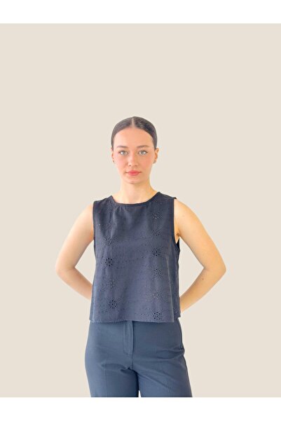 Retrobird Backless Short Top Women Black