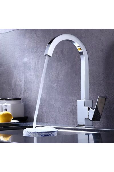 Sardıcı Srdc Mihenk Premium Kitchen Faucet Brass Body Stainless Pipe Double Water Inlet
