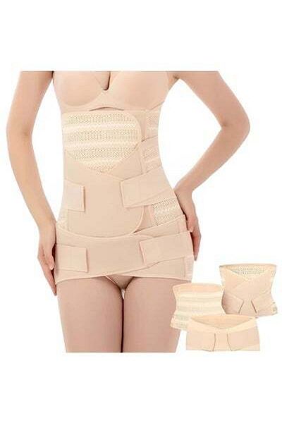 HALAMODO Postpartum Belt after Delivery Support Recovery, Corset Wrap Body Shaper for After Birth, Body Shape