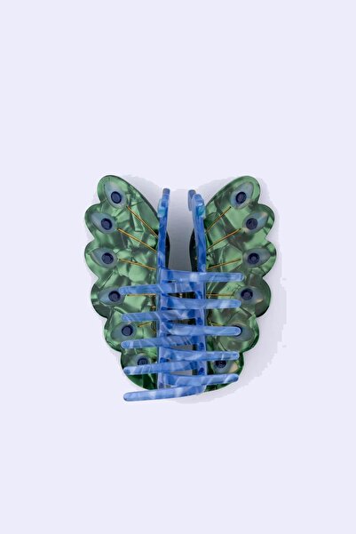 New Obsessions Peacock Luxury Bone Peg Buckle